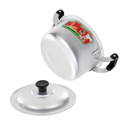 LOORGVEL Aluminium Suppentopf Praktischer Kochtopf für Induktion und Gasherd Vielseitiger Dampfgarer mit Dicker Wand für Kleine Portionen und Langes Kochen LOORGVEL Aluminium Suppentopf Praktischer Kochtopf für Induktion und Gasherd Vielseitiger Dampfgarer mit Dicker Wand für Kleine Portionen und Langes Kochen von LOORGVEL