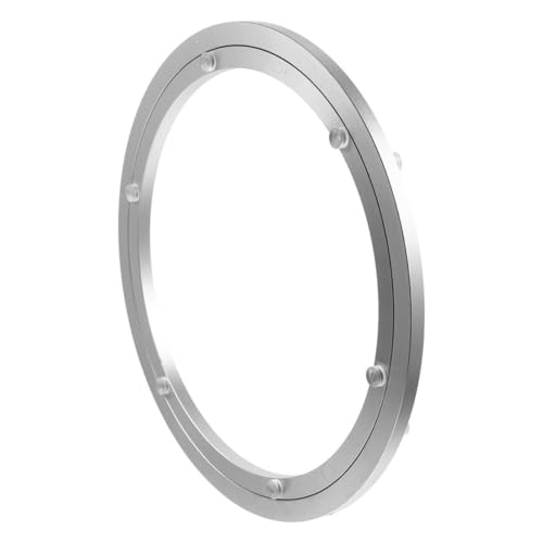 LOORGVEL Aluminiumlegierung Esstisch Drehteller Stabile Drehplatte Rotation rutschfest Für Holz Glas Marmor Tische Leicht Robust LOORGVEL Aluminiumlegierung Esstisch Drehteller Stabile Drehplatte Rotation rutschfest Für Holz Glas Marmor Tische Leicht Robust von LOORGVEL