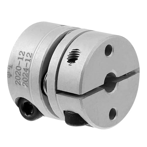 LOORGVEL Aluminiumlegierung Flexibler Wellenkuppler mit Federmembran Einteiliges Design Dämpfung Einfache Montage für Encoder Messgeräte Spindeln Kleine Pumpen Torsionsflexible Verbindung von LOORGVEL
