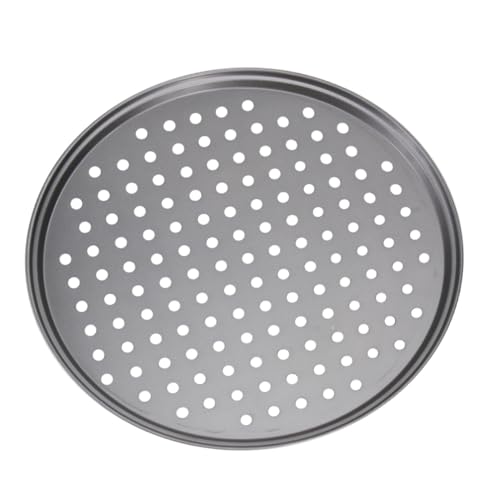 LOORGVEL Antihaft Pizzablech mit Löchern für Gleichmäßiges Backen Perforierte Runde Pizzaform Pflegeleicht und Wiederverwendbar Geeignet für Pizzaofen und Gasgrill LOORGVEL Antihaft Pizzablech mit Löchern für Gleichmäßiges Backen Perforierte Runde Pizzaform Pflegeleicht und Wiederverwendbar Geeignet für Pizzaofen und Gasgrill von LOORGVEL
