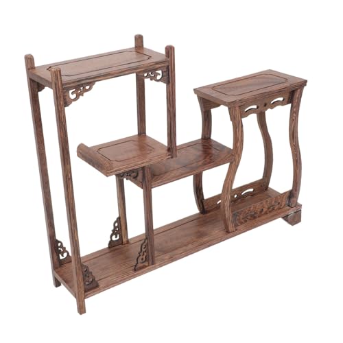 LOORGVEL Antikes Hartholz Regal aus Hühnerflügelholz Robustes Sammlerstück Display mit Elegantem Design Formstabil und Vielseitig Einsetzbar für Dekoration und Kunsthandwerk LOORGVEL Antikes Hartholz Regal aus Hühnerflügelholz Robustes Sammlerstück Display mit Elegantem Design Formstabil und Vielseitig Einsetzbar für Dekoration und Kunsthandwerk von LOORGVEL