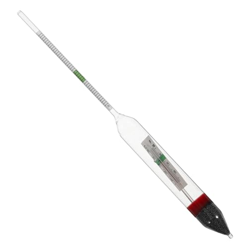 LOORGVEL Aquarium Hydrometer aus Robustem Glas Präziser Salinitätsmesser für Meerwasser Spezifisches Gewicht Messgerät für Salzwasser Aquarien Geeignet für Aquakultur und von LOORGVEL
