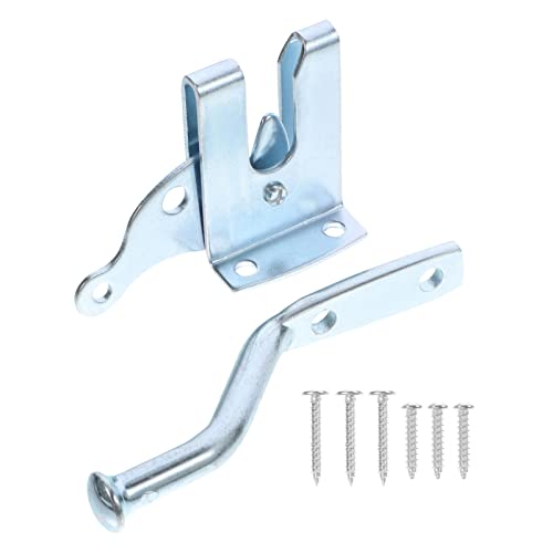 LOORGVEL Automatischer Gartentorverschluss Robuster Verzinkter Karbonstahl Riegel mit Selbstsicherndem Schwerkrafthebel für Garten Weide und Farm Silber LOORGVEL Automatischer Gartentorverschluss Robuster Verzinkter Karbonstahl Riegel mit Selbstsicherndem Schwerkrafthebel für Garten Weide und Farm Silber von LOORGVEL