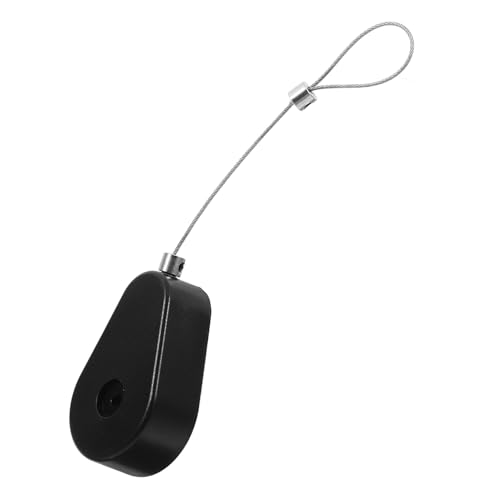 LOORGVEL Automatischer Teleskopischer Diebstahlschutz Kabelaufroller mit Stahlseil Dunkles Sicherheitskabel Vielseitig Einsetzbar für Werkzeuge und Persönliche Gegenstände Elegantes Design von LOORGVEL