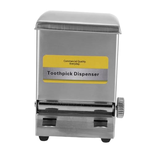 LOORGVEL Automatischer Zahnstocher-Spender aus Rostfreiem Stahl Retro-Stil Praktische Aufbewahrungsbox mit Versiegeltem Deckel Kompakt und Langlebig für Zuhause Restaurants und Hotels LOORGVEL Automatischer Zahnstocher-Spender aus Rostfreiem Stahl Retro-Stil Praktische Aufbewahrungsbox mit Versiegeltem Deckel Kompakt und Langlebig für Zuhause Restaurants und Hotels von LOORGVEL