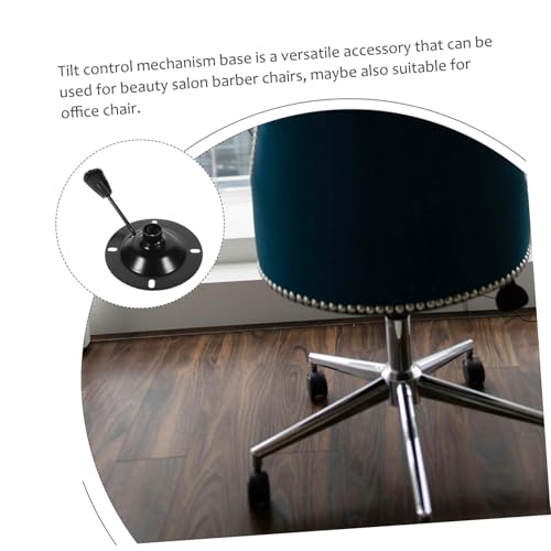 LOORGVEL Barbersessel Ersatz Basis aus Robustem Stahl mit Kippmechanismus Multifunktionale Stuhlgrundplatte für Friseurstuhl Sichere Langlebige Drehstuhl Basis für Salon und Barbershop von LOORGVEL