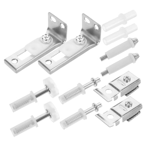 LOORGVEL Bifold Türbeschlag Edelstahl Schiebetür Laufschiene mit Führung Rad für Kleiderschrank Reparatur DIY Montage Geräuschlos und Langlebig LOORGVEL Bifold Türbeschlag Edelstahl Schiebetür Laufschiene mit Führung Rad für Kleiderschrank Reparatur DIY Montage Geräuschlos und Langlebig von LOORGVEL