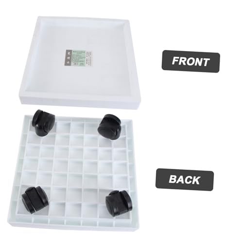 LOORGVEL Blumentopfuntersetzer mit Stahlrollen Quadratischer Pflanzenhalter Verschiebbar Langlebiges Material Bodenschutz für Innen und Außen Praktische Pflanzkübelbasis LOORGVEL Blumentopfuntersetzer mit Stahlrollen Quadratischer Pflanzenhalter Verschiebbar Langlebiges Material Bodenschutz für Innen und Außen Praktische Pflanzkübelbasis von LOORGVEL