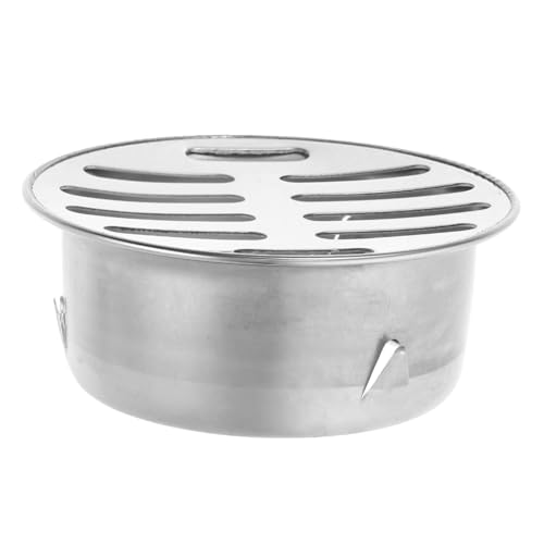 LOORGVEL Bodenablauf Abdeckung Runde Wetterfeste Drainage für Terrassen und Badezimmer Einfache Installation Vielseitig Einsetzbar und Elegantes Design von LOORGVEL