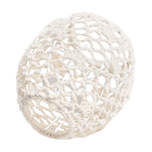 LOORGVEL Boho Baumwollseil Lampenschirm Handgefertigt Dekorativer Lampenschirm für Hängelampen Wohnzimmer Hotel Restaurant Fassung Öffnung von LOORGVEL
