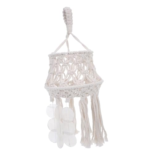 LOORGVEL Boho Lampenschirm: Makramee Hängelampenschirm Pendelleuchte Bezug Ersatz Hängeleuchten Für Schlafzimmer Wohnzimmer LOORGVEL Boho Lampenschirm: Makramee Hängelampenschirm Pendelleuchte Bezug Ersatz Hängeleuchten Für Schlafzimmer Wohnzimmer von LOORGVEL