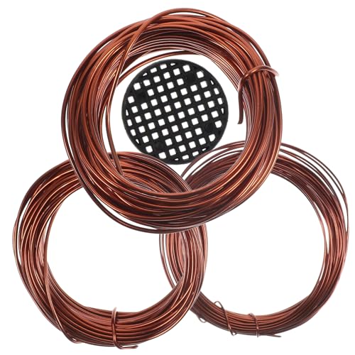 LOORGVEL Bonsai drahtset aus Oxidiertem Aluminium Flexibler Rostfreier Pflanzendraht für Bonsai formung Antiker Kupferdraht für Garten und DIY Pflanzenstütze LOORGVEL Bonsai drahtset aus Oxidiertem Aluminium Flexibler Rostfreier Pflanzendraht für Bonsai formung Antiker Kupferdraht für Garten und DIY Pflanzenstütze von LOORGVEL