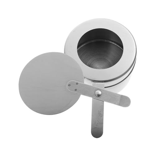 LOORGVEL Brennstoffhalter mit Deckel für Chafer Ersatz für Buffet Wärmebehälter Rostfrei Elegant Passend für Standard Brennpaste Langlebig und Leicht zu Reinigen für Grillpartys und von LOORGVEL