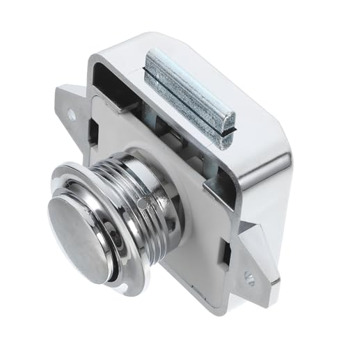 LOORGVEL Button Lock für Schranktüren und Langlebiger Rv Möbelverschluss Rostfrei Einsetzbar für Wohnmobile Camper Bootsmöbel Einfache Verriegelung von LOORGVEL