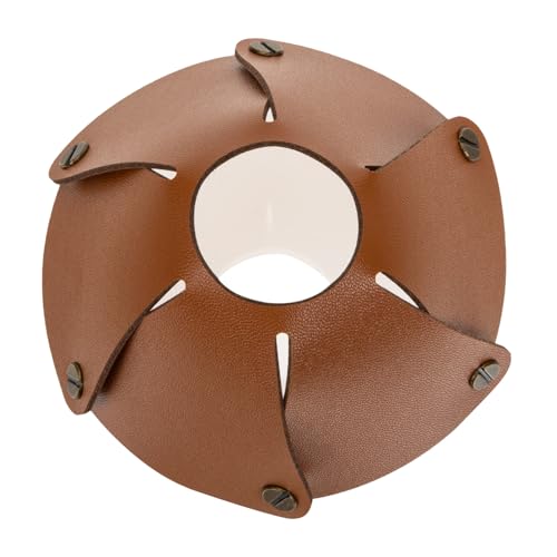 LOORGVEL Camping Lampenschirm aus Leder Outdoor Lampenschirm Schutzabdeckung für Gartenlaterne und Campinglicht Praktische und Modische Abdeckung Braun LOORGVEL Camping Lampenschirm aus Leder Outdoor Lampenschirm Schutzabdeckung für Gartenlaterne und Campinglicht Praktische und Modische Abdeckung Braun von LOORGVEL