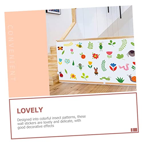 LOORGVEL Cartoon Blumen Wandsticker Abnehmbar Selbstklebend Wandtattoo für Kinderzimmer DIY Insekten Motiv Bunte Wanddeko Zimmeraufkleber Jungen Mädchen LOORGVEL Cartoon Blumen Wandsticker Abnehmbar Selbstklebend Wandtattoo für Kinderzimmer DIY Insekten Motiv Bunte Wanddeko Zimmeraufkleber Jungen Mädchen von LOORGVEL