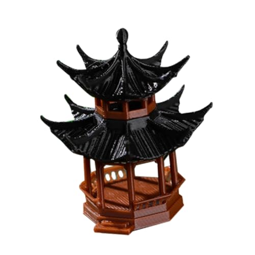 LOORGVEL Chinesischer Bonsai Pavillon Dekoration Aquarium Ornament Langlebige Landschaftsfigur für Garten und Schreibtisch Detailreiches Modell Sicher für Fische und Wassergärten LOORGVEL Chinesischer Bonsai Pavillon Dekoration Aquarium Ornament Langlebige Landschaftsfigur für Garten und Schreibtisch Detailreiches Modell Sicher für Fische und Wassergärten von LOORGVEL