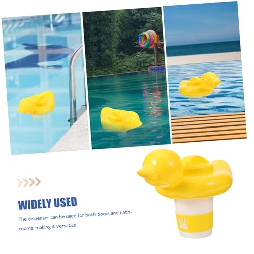 LOORGVEL Chlordosierer Pool Schwimmer Verstellbar Poolzubehör für Tierbecken und Spa Wasserqualität Reinigung Dosierschwimmer mit Langlebiger Konstruktion für Effizient Gelöste von LOORGVEL