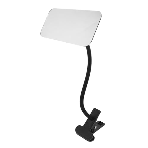 LOORGVEL Clip Rechteckiger Tisch Rückspiegel Hochauflösender Monitor Rückspiegel Ergonomisch Für Persönliche Büroarbeitsplatz Und Computerarbeitsplatz von LOORGVEL