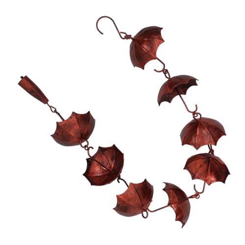 LOORGVEL Dekorative Regenkette für Fallrohr Ersatz Wetterfeste Windspiel gartendeko Außen Installieren Vielseitig für Garten Terrasse und Dachrinne LOORGVEL Dekorative Regenkette für Fallrohr Ersatz Wetterfeste Windspiel gartendeko Außen Installieren Vielseitig für Garten Terrasse und Dachrinne von LOORGVEL