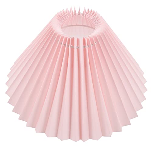 LOORGVEL Plissierter Lampenschirm für Tischlampe Faltbarer Stoff Lampenschirm Dekorativ und Langlebig Geeignet für Schlafzimmer Wohnzimmer Café und Bar LOORGVEL Plissierter Lampenschirm für Tischlampe Faltbarer Stoff Lampenschirm Dekorativ und Langlebig Geeignet für Schlafzimmer Wohnzimmer Café und Bar von LOORGVEL