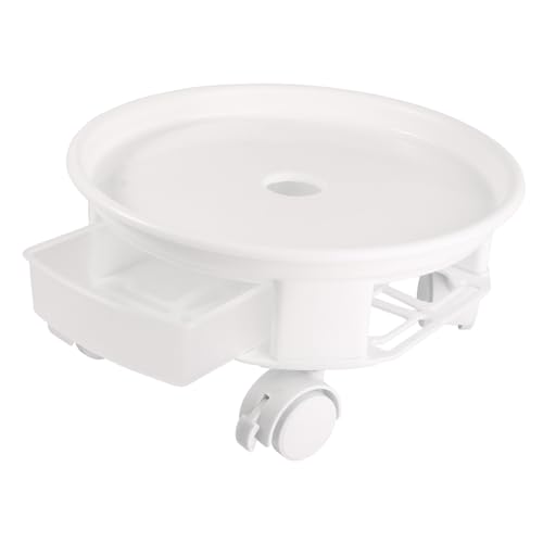 LOORGVEL Dicker Runder Blumentopfständer mit Drehbaren Rädern und Bremsfunktion Bewegliches Pflanzentablett aus Robustem Kunststoff für Zimmerpflanzen und Gartenbereiche LOORGVEL Dicker Runder Blumentopfständer mit Drehbaren Rädern und Bremsfunktion Bewegliches Pflanzentablett aus Robustem Kunststoff für Zimmerpflanzen und Gartenbereiche von LOORGVEL