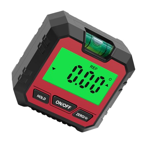 LOORGVEL Digitaler Winkelmesser mit Magnetischer Basis Lcd-display Tragbar und Präzise Neigungsmesser für Bau Tischlerei Maurerarbeiten und Kfz Multifunktionales Winkelmessgerät ohne LOORGVEL Digitaler Winkelmesser mit Magnetischer Basis Lcd-display Tragbar und Präzise Neigungsmesser für Bau Tischlerei Maurerarbeiten und Kfz Multifunktionales Winkelmessgerät ohne von LOORGVEL