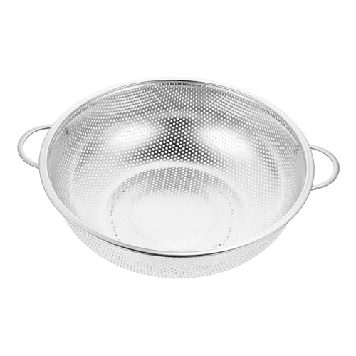 LOORGVEL Doppelgriff Edelstahl Siebkorb Feinmaschiges Abtropfsieb Küchen Seiher für Gemüse Obst Reis Spülmaschinenfest Bpa Frei Langlebig und Praktisches Küchensieb LOORGVEL Doppelgriff Edelstahl Siebkorb Feinmaschiges Abtropfsieb Küchen Seiher für Gemüse Obst Reis Spülmaschinenfest Bpa Frei Langlebig und Praktisches Küchensieb von LOORGVEL