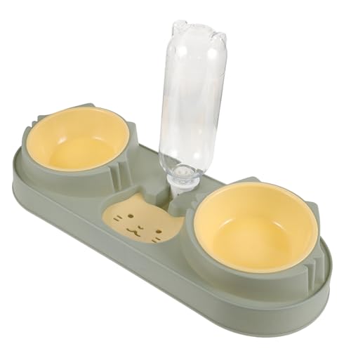 LOORGVEL Doppelnapf Automatischer Futterspender aus Robustem für Hunde Katzen Verschleißfest Unzerbrechlich und Druckbeständig Leicht zu Reinigen Wasserbehälter Integriert für Beschäftigte LOORGVEL Doppelnapf Automatischer Futterspender aus Robustem für Hunde Katzen Verschleißfest Unzerbrechlich und Druckbeständig Leicht zu Reinigen Wasserbehälter Integriert für Beschäftigte von LOORGVEL