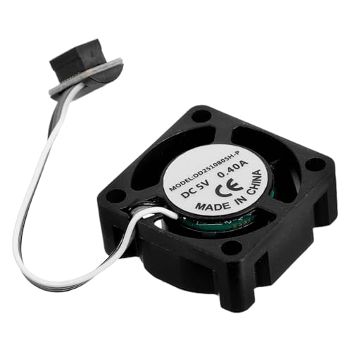 LOORGVEL Drucker Lüfter Axialventilator mit Doppel-Rillenkugellager Leiser Dc Gebläseventilator für Präzise Temperaturkontrolle Einfache Montage Kompatibel als Printer Fitting und Adapter von LOORGVEL