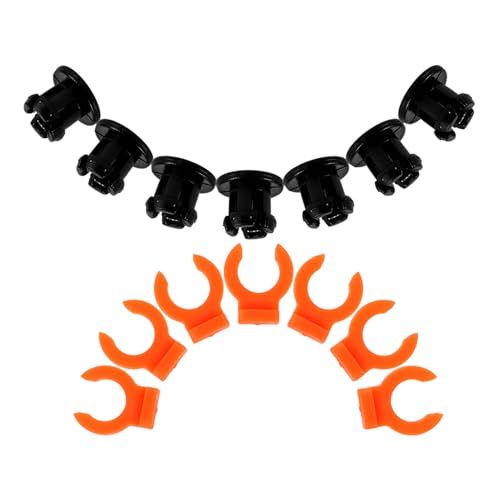 LOORGVEL Drucker Zubehör Kunststoff Bowdenrohr Schnellverbinder Clips und Halterungen für Tubing Kompatibel Robust und Einfach zu Fixieren von LOORGVEL