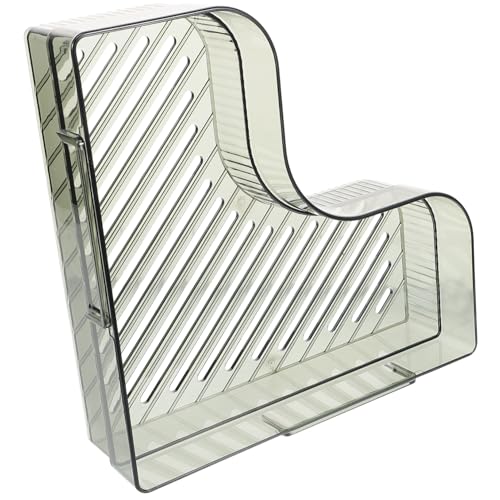 LOORGVEL Eckregal Badezimmer Aufbewahrung Transparent ohne Bohren Wandmontage mit Ablauflöchern Kosmetik Organizer Platzsparend Modernes Design für Bad und Dusche von LOORGVEL