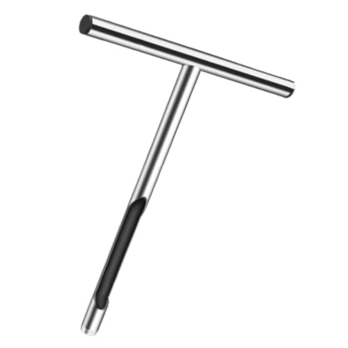 LOORGVEL Edelstahl Bodenprobennehmer mit T Griff Scharfe Spitze Langlebiger für Bodenanalyse Geeignet für Garten Landwirtschaft und Rasenpflege von LOORGVEL