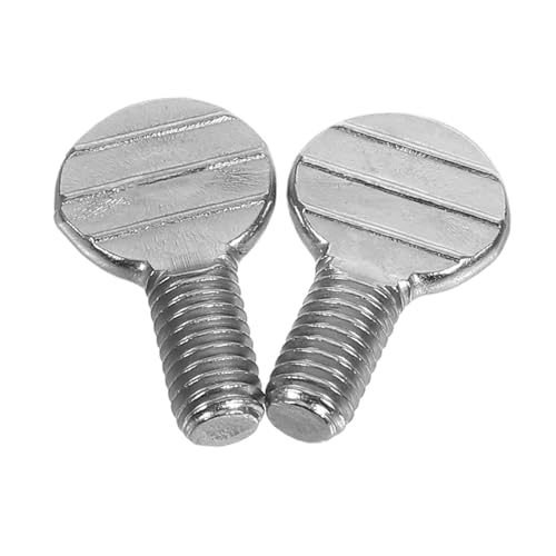 LOORGVEL Edelstahl Daumenschrauben für Grillgabeln und Elektroöfen Rostfreie Sichere Befestigungsschrauben Kompakt Leicht Einfach zu Montieren Vielseitig für Barbecue und Outdoor grillen von LOORGVEL