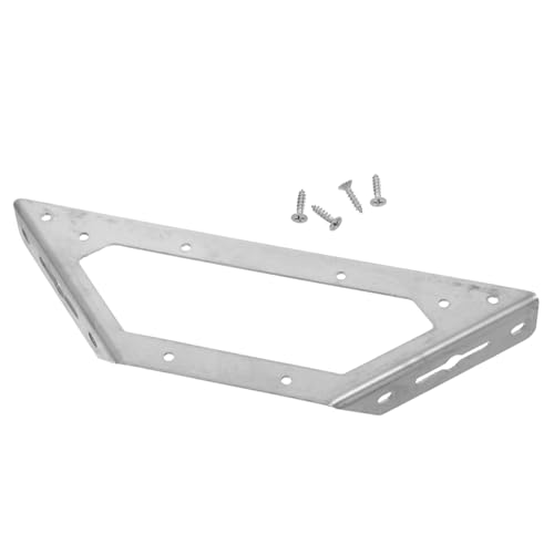 LOORGVEL Edelstahl Dreieckige Möbel Eckverbinder Winkel Halterung Stabile Metallwinkel Für Küchenregale Schränke Eckstrebe Robust Präzise Passform von LOORGVEL