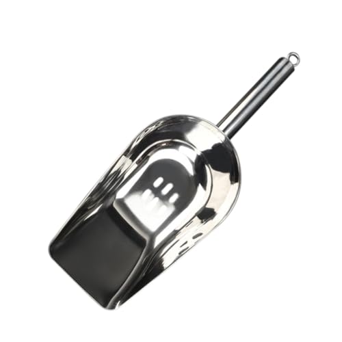 LOORGVEL Edelstahl Eisschaufel Mittelgroß Rostfrei Lebensmittelecht Vielseitig Für Eiswürfel Crushed Ice Candy Nüsse Trockenfrüchte Pet Food Küchenschaufel LOORGVEL Edelstahl Eisschaufel Mittelgroß Rostfrei Lebensmittelecht Vielseitig Für Eiswürfel Crushed Ice Candy Nüsse Trockenfrüchte Pet Food Küchenschaufel von LOORGVEL