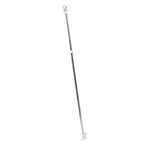 LOORGVEL Edelstahl Fahnenmast Set Langlebiges Wetterfestes Flagpole Kit mit Stabilem Sockel und Halterung für Außenbereich Rostfrei Einfach zu Montieren Lagern LOORGVEL Edelstahl Fahnenmast Set Langlebiges Wetterfestes Flagpole Kit mit Stabilem Sockel und Halterung für Außenbereich Rostfrei Einfach zu Montieren Lagern von LOORGVEL