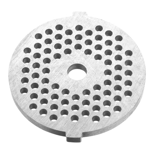 LOORGVEL Edelstahl Fleischwolf Schneidscheibe Platte Ersatzteil Robust Leicht zu Reinigen Geeignet für Elektrischen Fleischwolf Zubehör Fleischmühlen Ersatzplatte LOORGVEL Edelstahl Fleischwolf Schneidscheibe Platte Ersatzteil Robust Leicht zu Reinigen Geeignet für Elektrischen Fleischwolf Zubehör Fleischmühlen Ersatzplatte von LOORGVEL