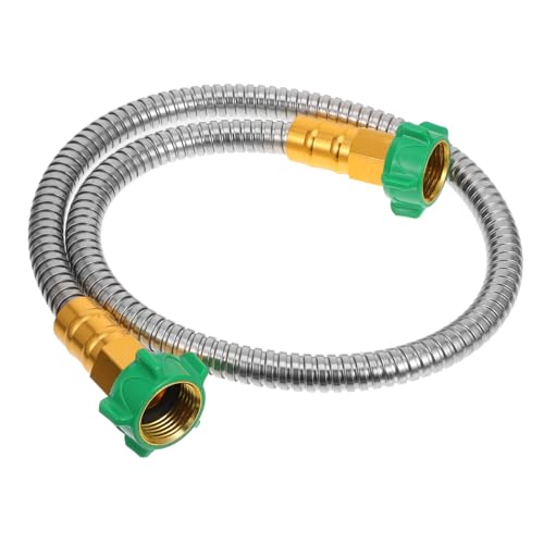 LOORGVEL Edelstahl Gartenschlauch Verbindungsrohr Robust Sicher Vielseitig für Garten Waschmaschine Wasseranschluss Innen Außen LOORGVEL Edelstahl Gartenschlauch Verbindungsrohr Robust Sicher Vielseitig für Garten Waschmaschine Wasseranschluss Innen Außen von LOORGVEL