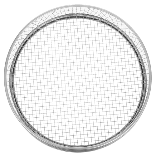 LOORGVEL Edelstahl Gartensieb mit Maschenweite Robustes Bodensieb für Gartenarbeit Vielseitiges Sieb für Erde Steine Kompost und Kaffeesieb Langlebiges Gartensieb Tool LOORGVEL Edelstahl Gartensieb mit Maschenweite Robustes Bodensieb für Gartenarbeit Vielseitiges Sieb für Erde Steine Kompost und Kaffeesieb Langlebiges Gartensieb Tool von LOORGVEL