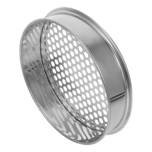 LOORGVEL Edelstahl Gartensieb mit Rundlöchern Leichtes Bodensieb für Erde Steine und Kompost Vielseitiges Gartensieb für Gartenarbeit Pflanzensieb und Kompostsieb Robust und Tragbar LOORGVEL Edelstahl Gartensieb mit Rundlöchern Leichtes Bodensieb für Erde Steine und Kompost Vielseitiges Gartensieb für Gartenarbeit Pflanzensieb und Kompostsieb Robust und Tragbar von LOORGVEL