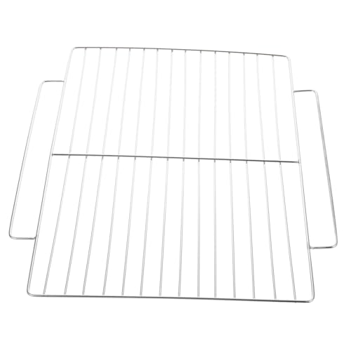 LOORGVEL Edelstahl Grillnetz Klein BBQ Drahtgeflecht für Outdoor Camping Fisch Grillrost Langlebig Verformungsfest zum Gleichmäßigen Grillen von Fisch Gemüse Fleisch Geeignet für Zuhause von LOORGVEL