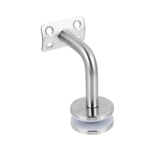 LOORGVEL Edelstahl Handlaufhalter Treppen Glasbefestigung Halterung für Glasgeländer Innen Außen Wandmontage Einfache Installation Dekorativ Robust LOORGVEL Edelstahl Handlaufhalter Treppen Glasbefestigung Halterung für Glasgeländer Innen Außen Wandmontage Einfache Installation Dekorativ Robust von LOORGVEL