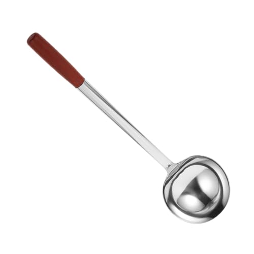 LOORGVEL Edelstahl Kochlöffel mit Langem Holzgriff Ergonomischer Spülmaschinenfester Suppenlöffel und Schöpflöffel Vielseitig Einsetzbar für Kochen Rühren und Servieren in Heimküche und LOORGVEL Edelstahl Kochlöffel mit Langem Holzgriff Ergonomischer Spülmaschinenfester Suppenlöffel und Schöpflöffel Vielseitig Einsetzbar für Kochen Rühren und Servieren in Heimküche und von LOORGVEL