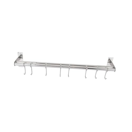 LOORGVEL Edelstahl Küchenhänger ohne Bohren Doppelstange mit Haken Multifunktionale Küchenleiste für Haushalt Küchenutensilien Aufbewahrung und Organisation LOORGVEL Edelstahl Küchenhänger ohne Bohren Doppelstange mit Haken Multifunktionale Küchenleiste für Haushalt Küchenutensilien Aufbewahrung und Organisation von LOORGVEL