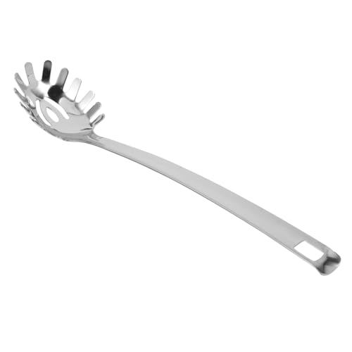 LOORGVEL Edelstahl Nudelheber mit Schlitzdesign Leichter Pasta Löffel zum Abtropfen Multifunktionaler Spaghettiheber für Effizientes Kochen Platzsparend und Einfach zu Reinigen LOORGVEL Edelstahl Nudelheber mit Schlitzdesign Leichter Pasta Löffel zum Abtropfen Multifunktionaler Spaghettiheber für Effizientes Kochen Platzsparend und Einfach zu Reinigen von LOORGVEL