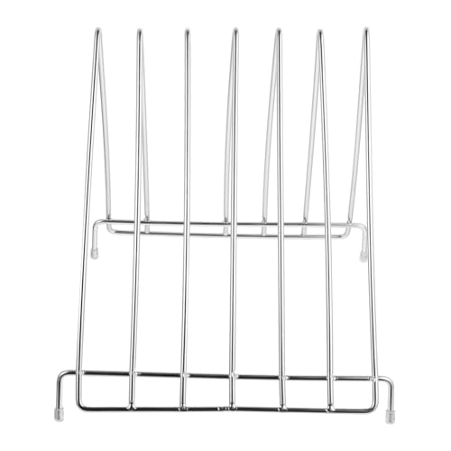 LOORGVEL Edelstahl Schneidbretthalter Fächer Stabil Küchenorganizer Schneidebrett Ständer Abtropfgestell für Haushaltsküche Praktisch und Rostfrei LOORGVEL Edelstahl Schneidbretthalter Fächer Stabil Küchenorganizer Schneidebrett Ständer Abtropfgestell für Haushaltsküche Praktisch und Rostfrei von LOORGVEL
