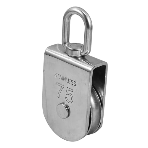 LOORGVEL Edelstahl Seilrolle Umlenkrolle Lifting Pulley für Schwere Lasten Rostfrei Langlebig Reibungsarm Vielseitig Einsetzbar für Transportgeräte LOORGVEL Edelstahl Seilrolle Umlenkrolle Lifting Pulley für Schwere Lasten Rostfrei Langlebig Reibungsarm Vielseitig Einsetzbar für Transportgeräte von LOORGVEL