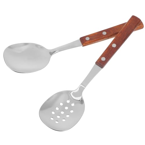 LOORGVEL Edelstahl Servierlöffel Teilig mit Geschlitztem Design und Langlebigem Palisanderholzgriff für Buffet und Küche Hitzebeständig Spülmaschinenfest Vielseitig Einsetzbar für Speisen LOORGVEL Edelstahl Servierlöffel Teilig mit Geschlitztem Design und Langlebigem Palisanderholzgriff für Buffet und Küche Hitzebeständig Spülmaschinenfest Vielseitig Einsetzbar für Speisen von LOORGVEL