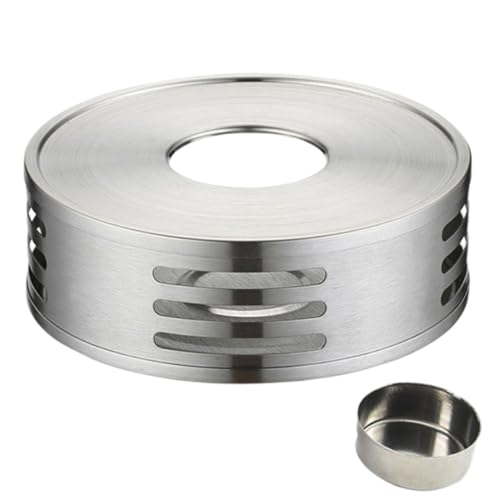 LOORGVEL Edelstahl Teewärmer mit Kerzenhalter Rostfrei Leicht zu Reinigen für Teekannen und Camping Vielseitig für Kaffee Milch Teelicht untersetzer für Zuhause Büro und Gastronomie LOORGVEL Edelstahl Teewärmer mit Kerzenhalter Rostfrei Leicht zu Reinigen für Teekannen und Camping Vielseitig für Kaffee Milch Teelicht untersetzer für Zuhause Büro und Gastronomie von LOORGVEL